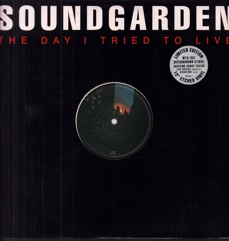 soundgarden - the day i tried to live 12" single
