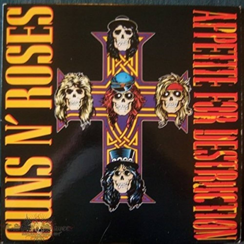 Guns N' Roses – Appetite For Destruction cross cover