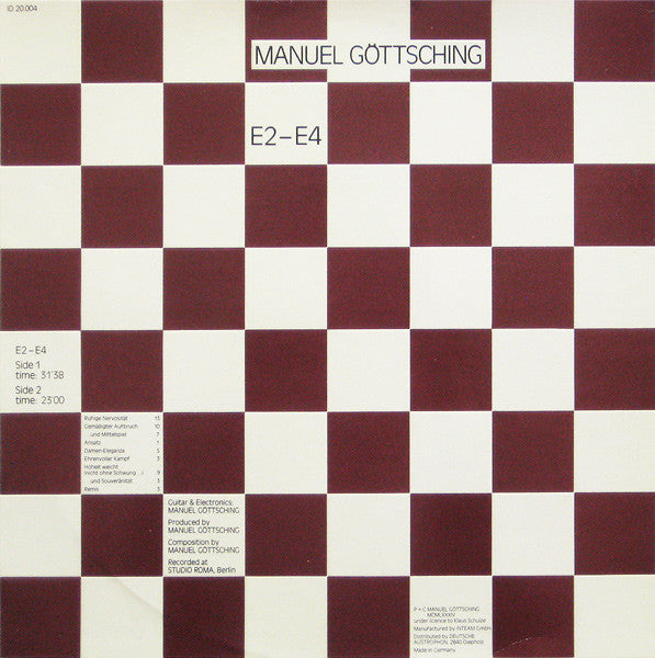 manuel gottsching - E2-E4