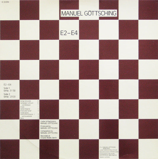 manuel gottsching - E2-E4