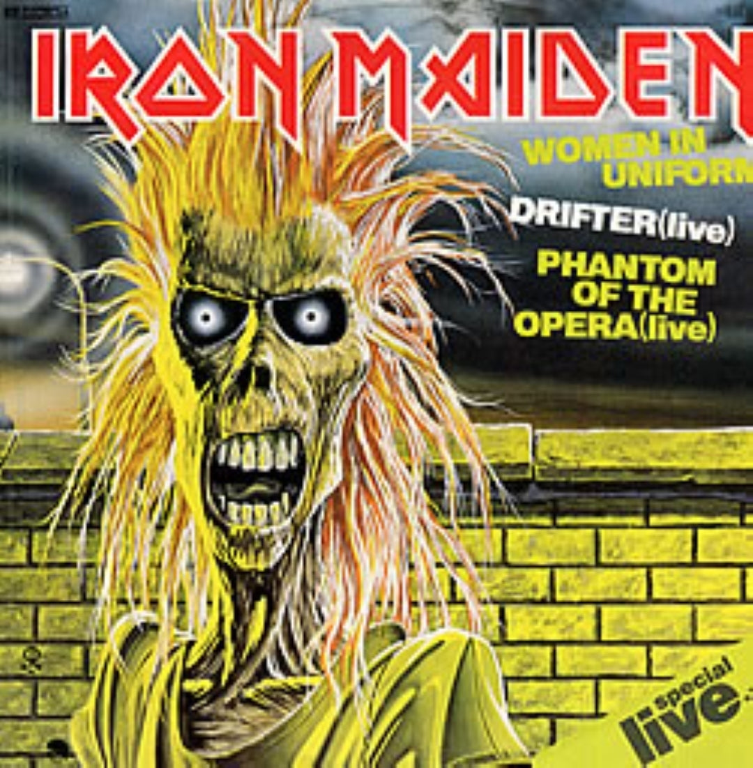 Iron Maiden Women In Uniform , Drifter (live) Phantom Of The Opera German 12"