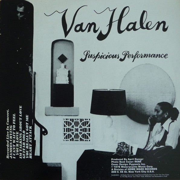 Van Halen – Suspicious Performance